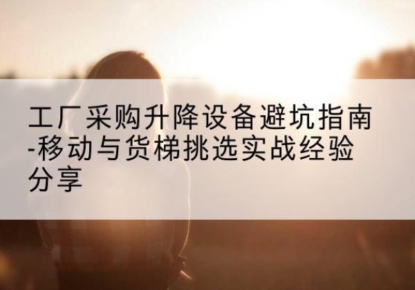 万荣移动式升降机怎么选-工厂采购升降设备避坑指南-移动与货梯挑选实战经验分享