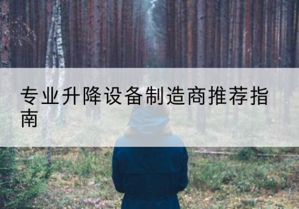 万荣电动剪叉升降平台厂家-专业升降设备制造商推荐指南